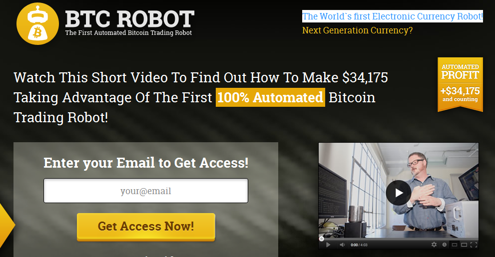 Bitcoin forex robot